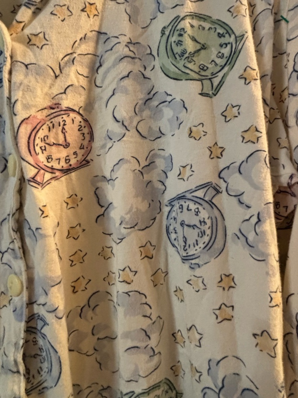 Earth Angels Pajama Party Top Vintage L - Picture 4 of 4